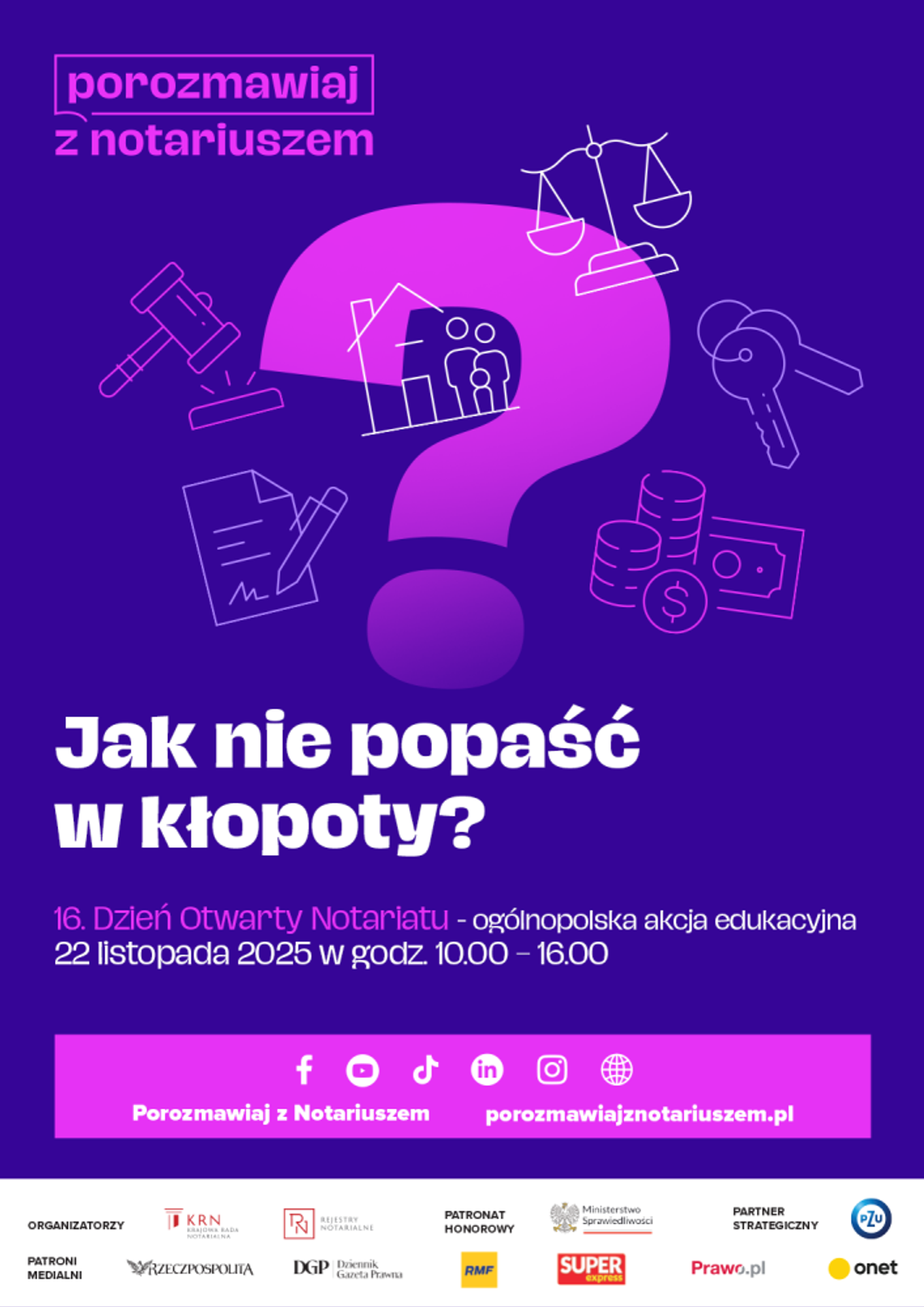 Jak nie popaść w kłopoty? Dzień Otwarty Notariatu już 22 listopada 2025 r.