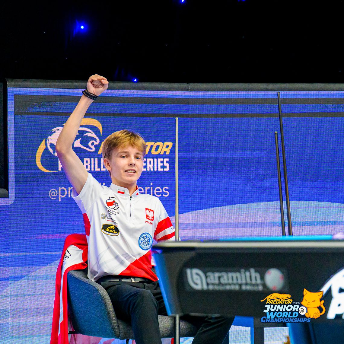 Jakub Chrobot z Fortis Bilard Kielce Mistrzem Świata Jakub Chrobot z Fortis Bilard Kielce Mistrzem Świata