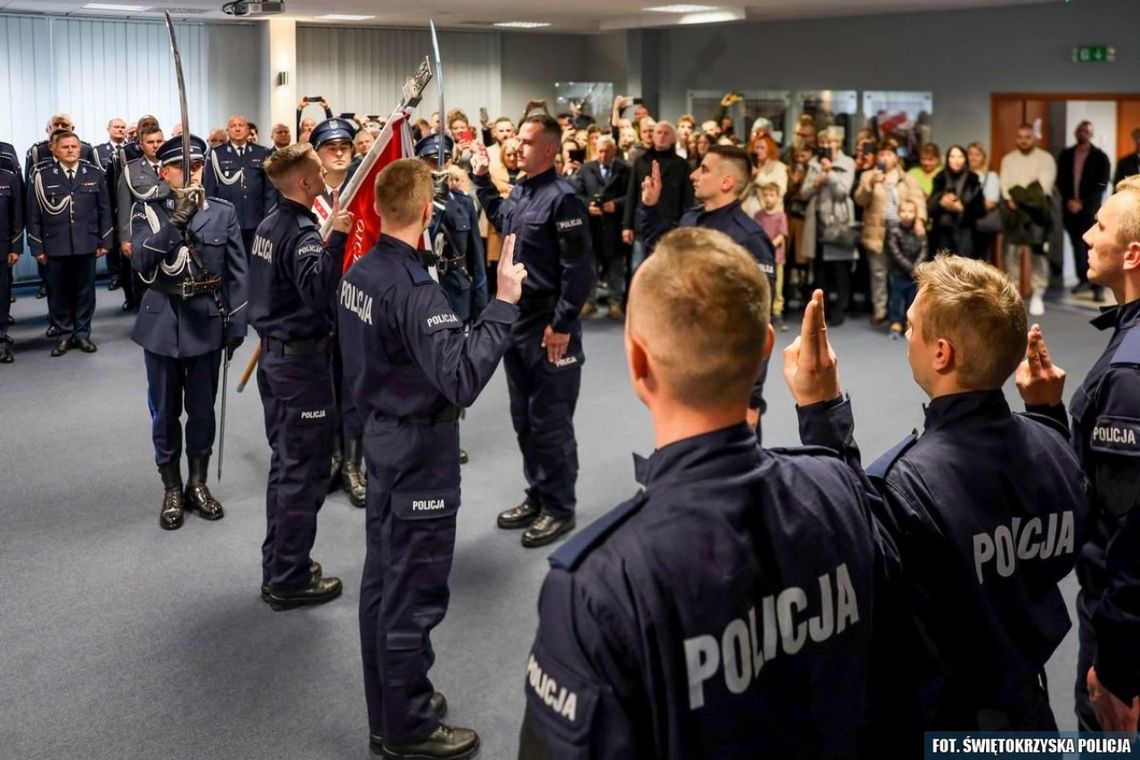 Jest 21 nowych policjantów