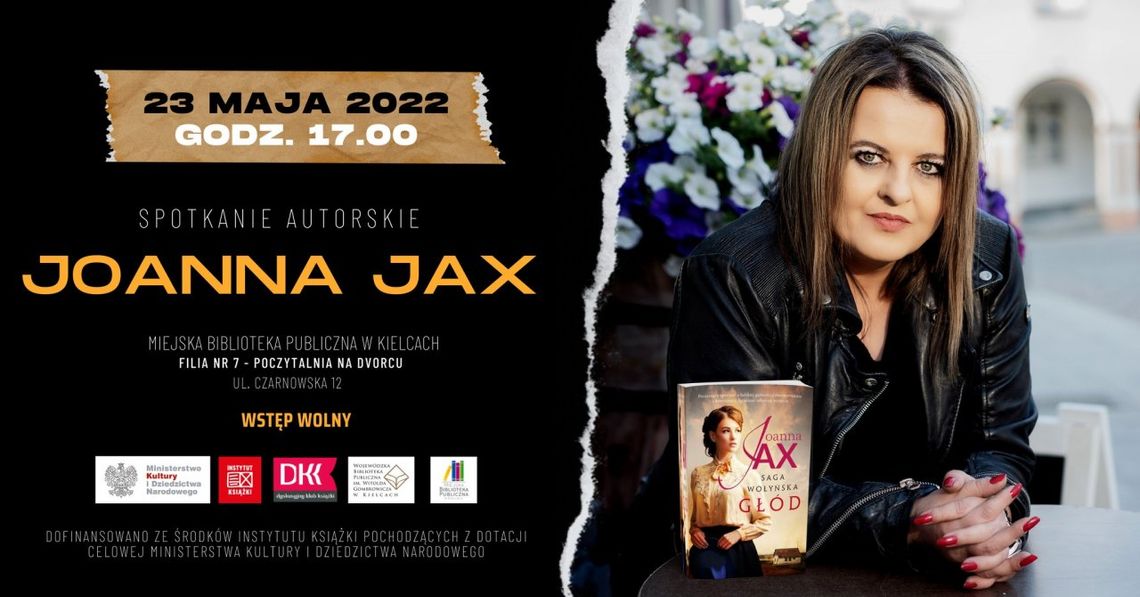 Joanna Jax w Poczytalni na Dvorcu już 23 maja