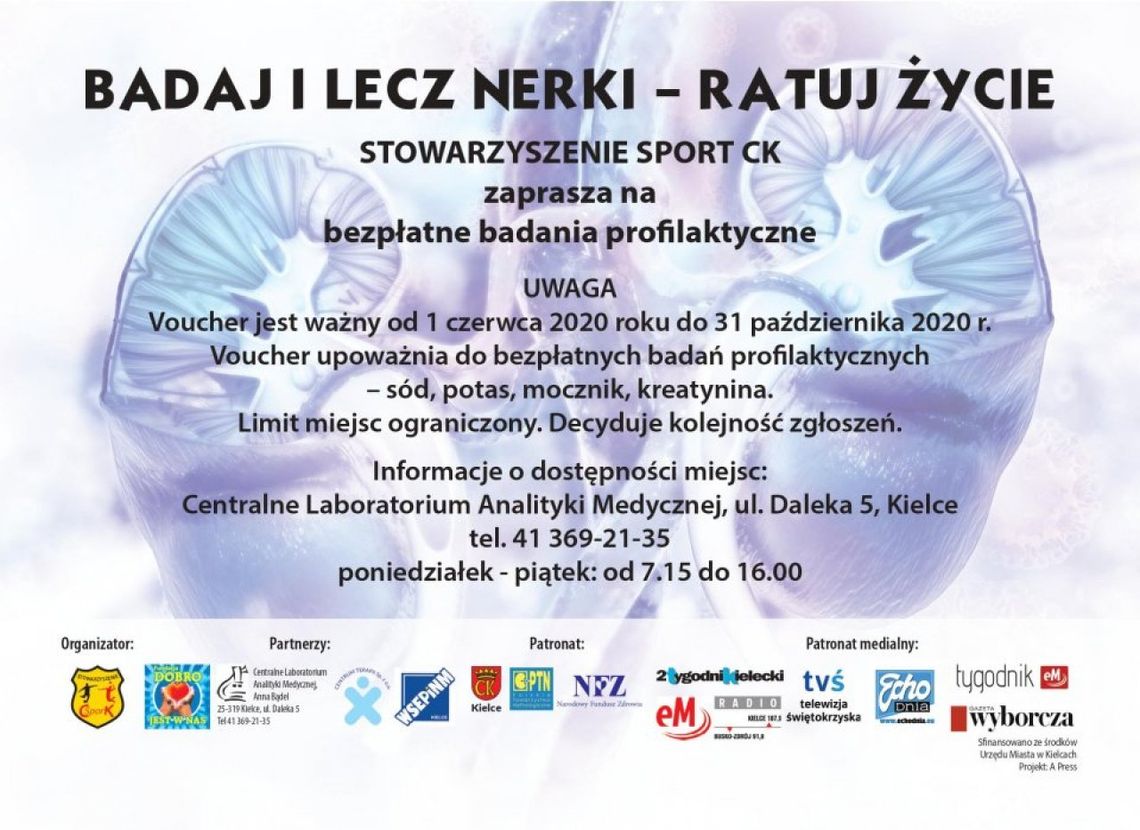 Już ponad 800 osób korzystało z bezpłatnych badań proﬁlaktycznych. Zostały ostatnie miejsca