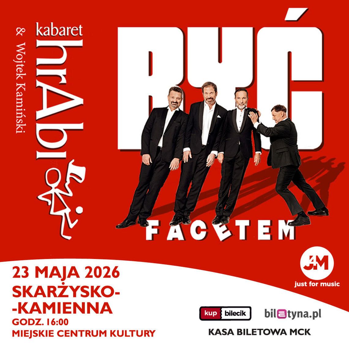 Kabaret hrAbi & Wojtek Kamiński już 23 maja w Skarżysku-Kamiennej