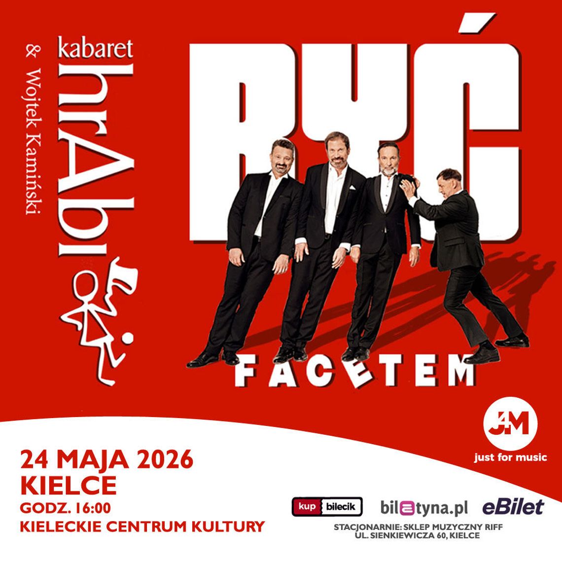 Kabaret Hrabi już w maju w Kielcach