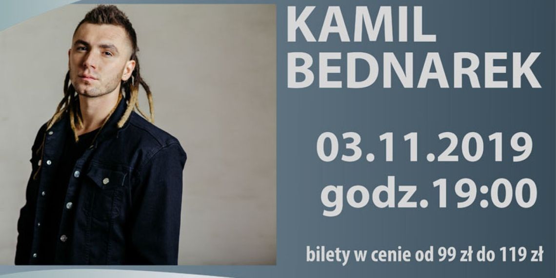 Kamil Bednarek z zespołem wystąpi na scenie KCK