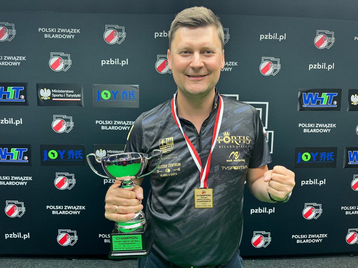 Karol Skowerski z FORTIS BILARD Kielce Mistrzem Polski w Bilard Heyball !