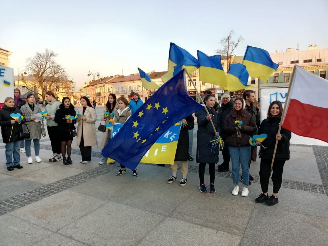 Kielce solidarne z Ukrainą