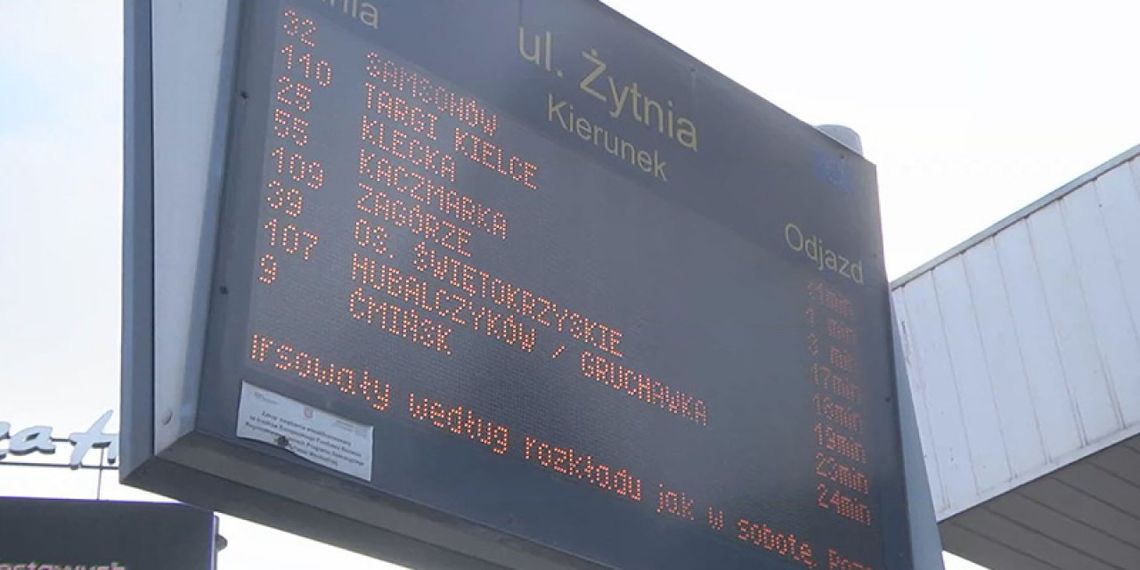 Kielce: zawieszone kursowanie autobusów linii 105 i 106