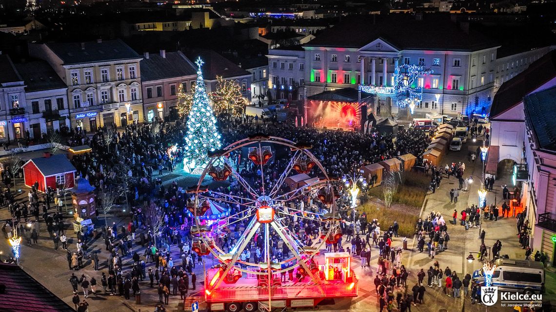 Kielczanie powitali Nowy Rok