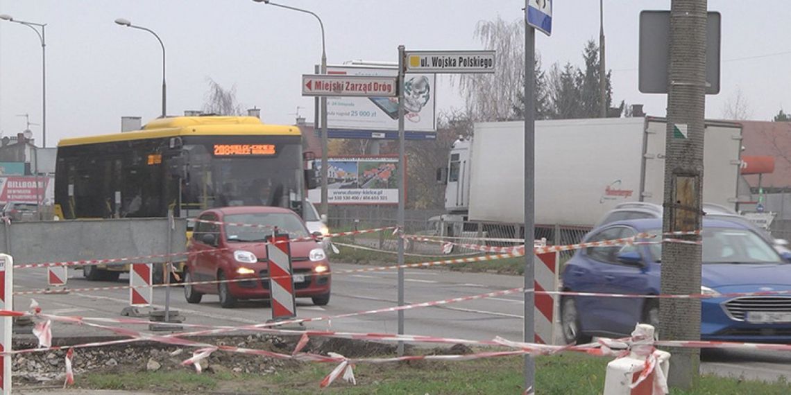 Kierowcy - uwaga na utrudnienia w Kielcach