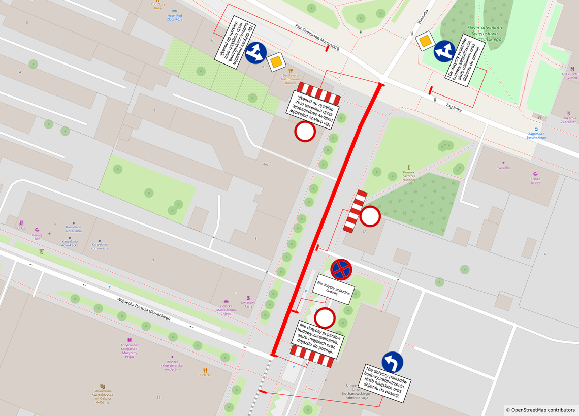 Kierowcy zmiany! Początek prac na kolejnym odcinku ul. Żeromskiego Kierowcy zmiany! Początek prac na kolejnym odcinku ul. Żeromskiego