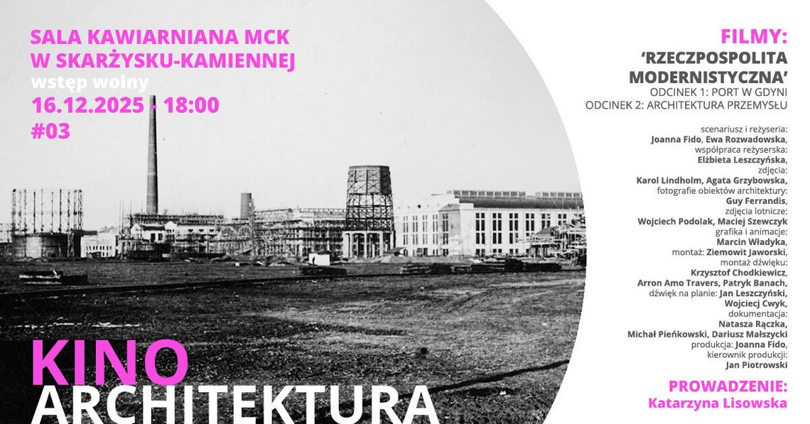 Kino Architektura po raz 3. w Skarżysku Kino Architektura po raz 3. w Skarżysku