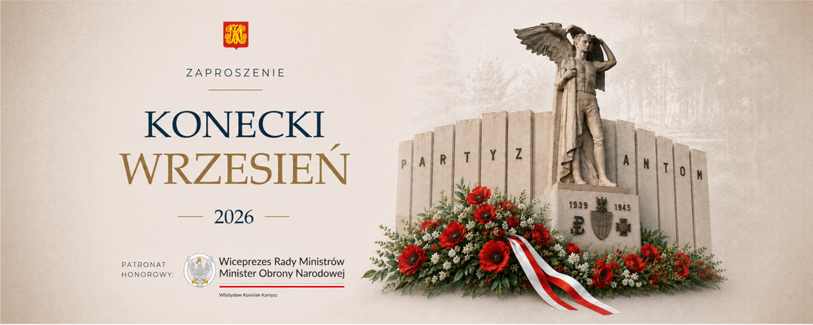 Konecki Wrzesień 2026 – pamiętamy o bohaterach Konecki Wrzesień 2026 – pamiętamy o bohaterach