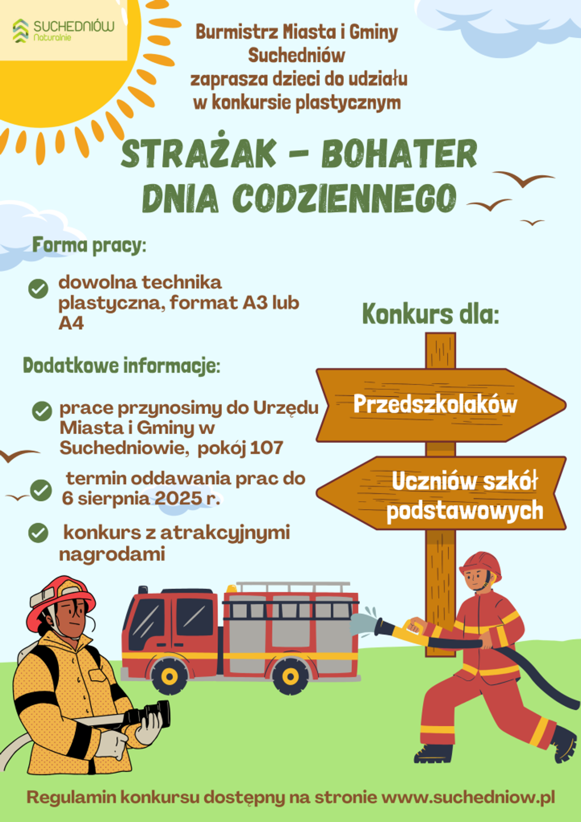 Konkurs plastyczny „Strażak – Bohater Dnia Codziennego” Konkurs plastyczny „Strażak – Bohater Dnia Codziennego”