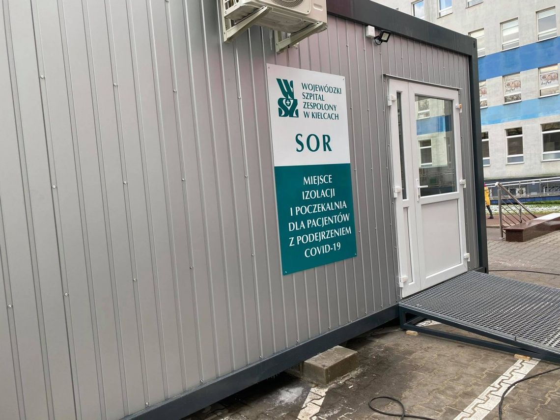 Kontenery zastąpią namioty. Dodatkowe miejsca do izolacji dla pacjentów szpitala na Czarnowie