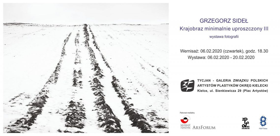 „Krajobraz minimalnie uproszczony III”. Wernisaż wystawy Grzegorza Sidła