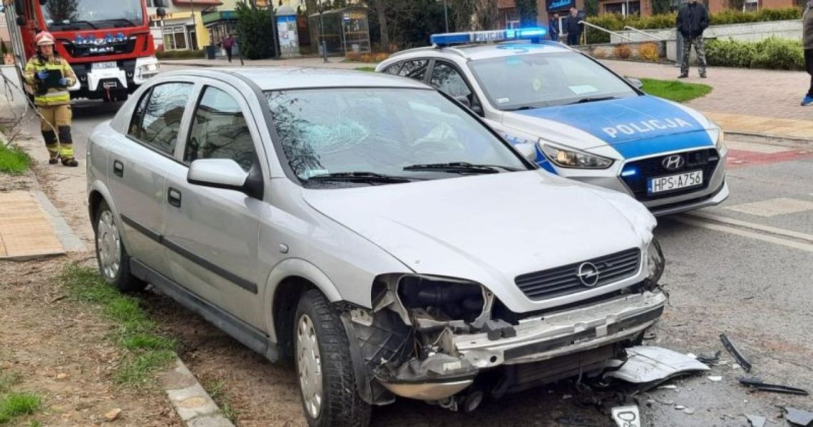 Kraksa trzech samochodów w Skarżysku