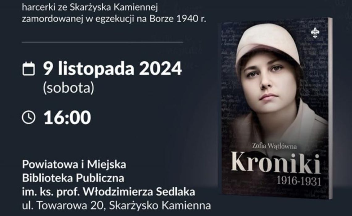 Kroniki Druhny Wątłównej 1916 – 1931 – spotkanie z wydawcą książki