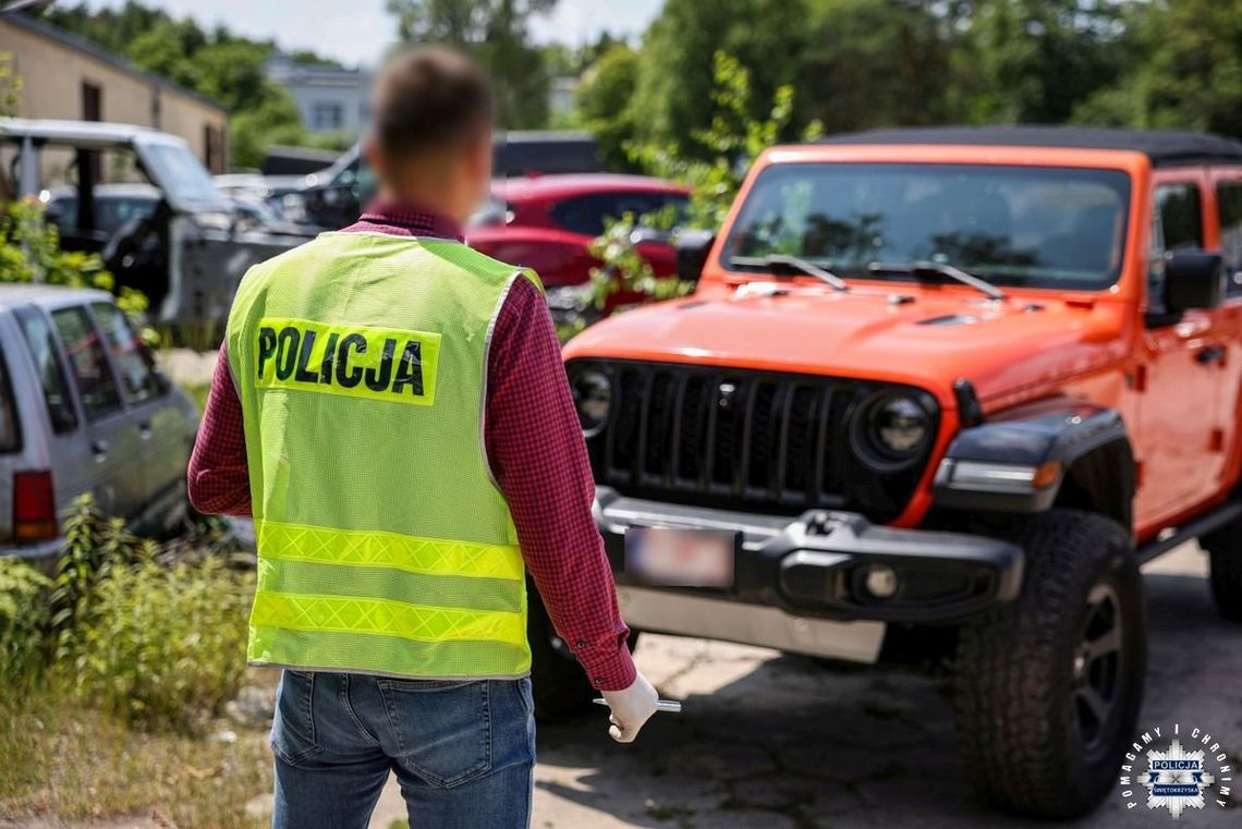 Kryminalni zlokalizowali i zlikwidowali "dziuplę" samochodową