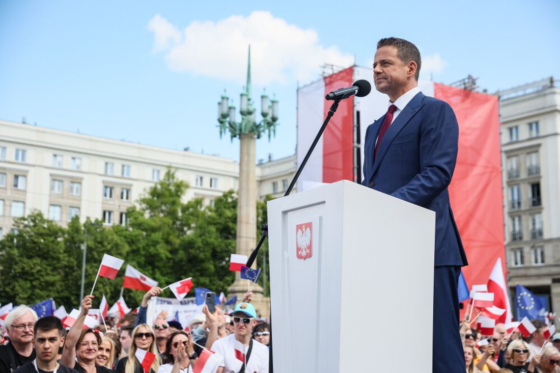 Marsz Trzaskowskiego - kandydat KO: wybory prezydenckie to nie jest casting na ulubieńca