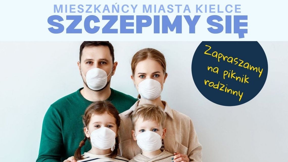 Miasto Kielce zachęca mieszkańców do zaszczepienia się przeciw COVID-19