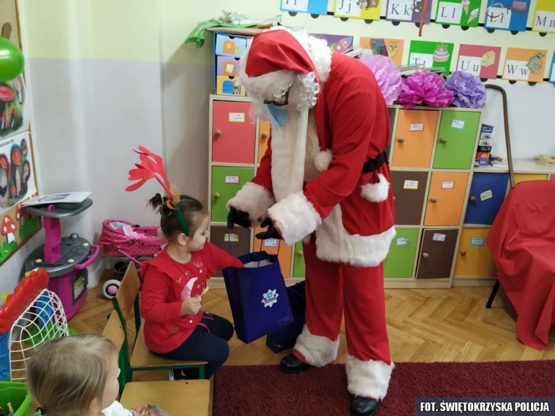 Mikołajki z policjantem