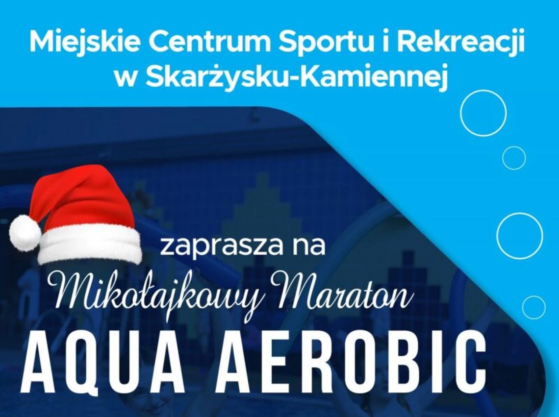 Mikołajkowy Maraton Aqua Aerobic