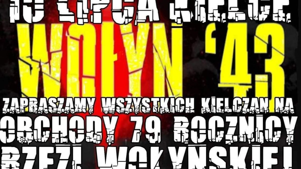 Młodzież Wszechpolska Kielce organizuje obchody 79. rocznicy Rzezi Wołyńskiej 