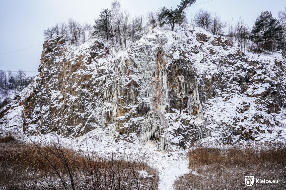 Na Kadzielni powstaje sztuczny lodospad