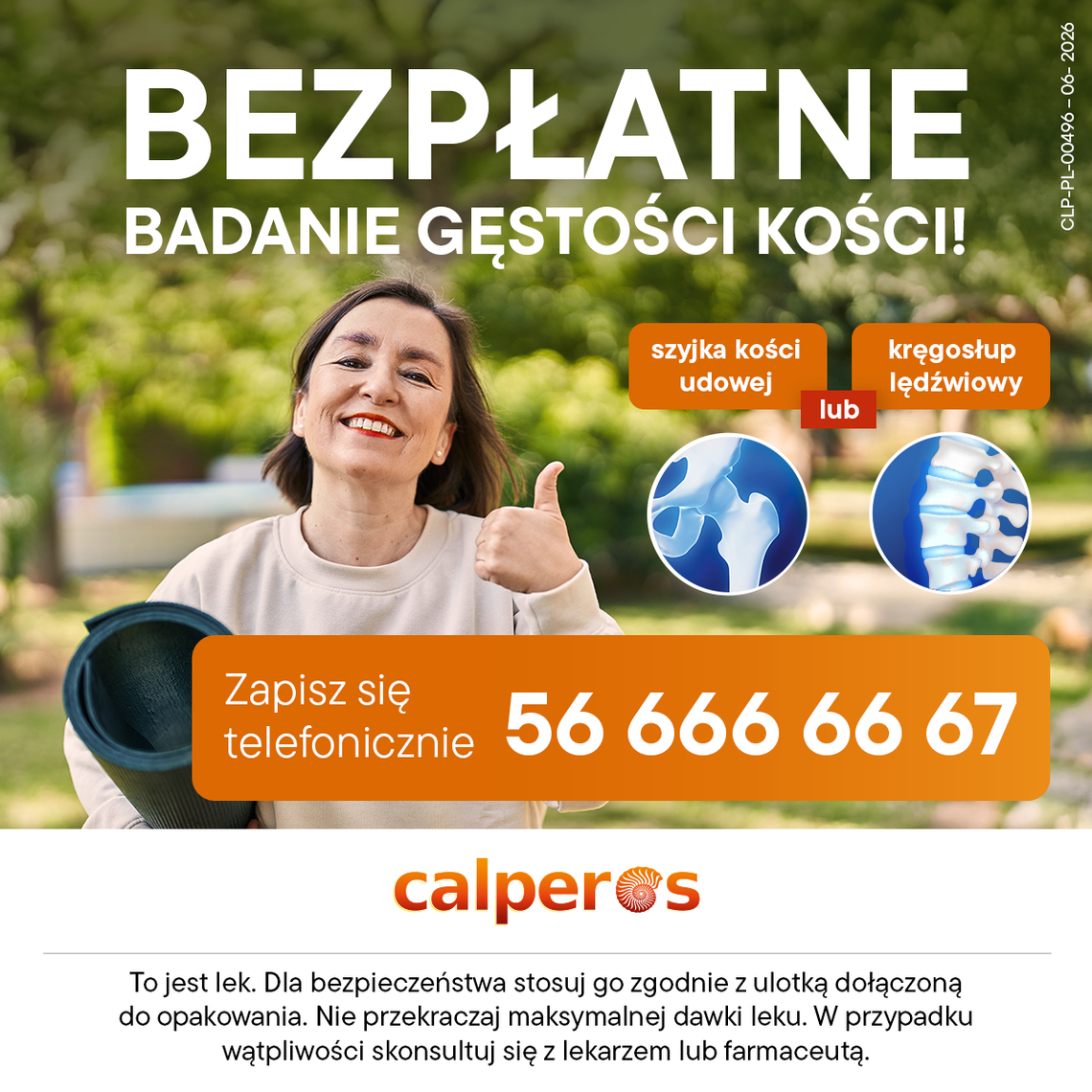Nie czekaj na złamanie – skorzystaj z bezpłatnych badań kości Nie czekaj na złamanie – skorzystaj z bezpłatnych badań kości