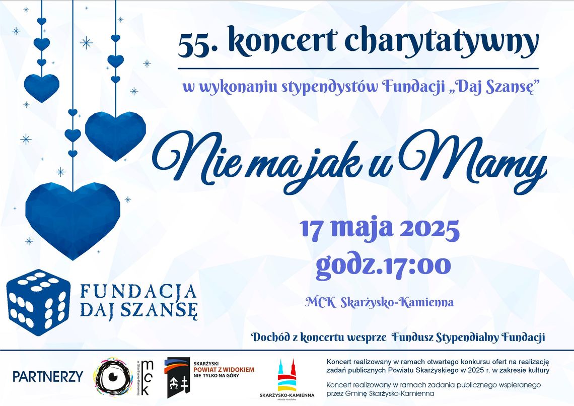 „Nie ma jak u Mamy” – 55. koncert charytatywny Fundacji „Daj Szansę” „Nie ma jak u Mamy” – 55. koncert charytatywny Fundacji „Daj Szansę”