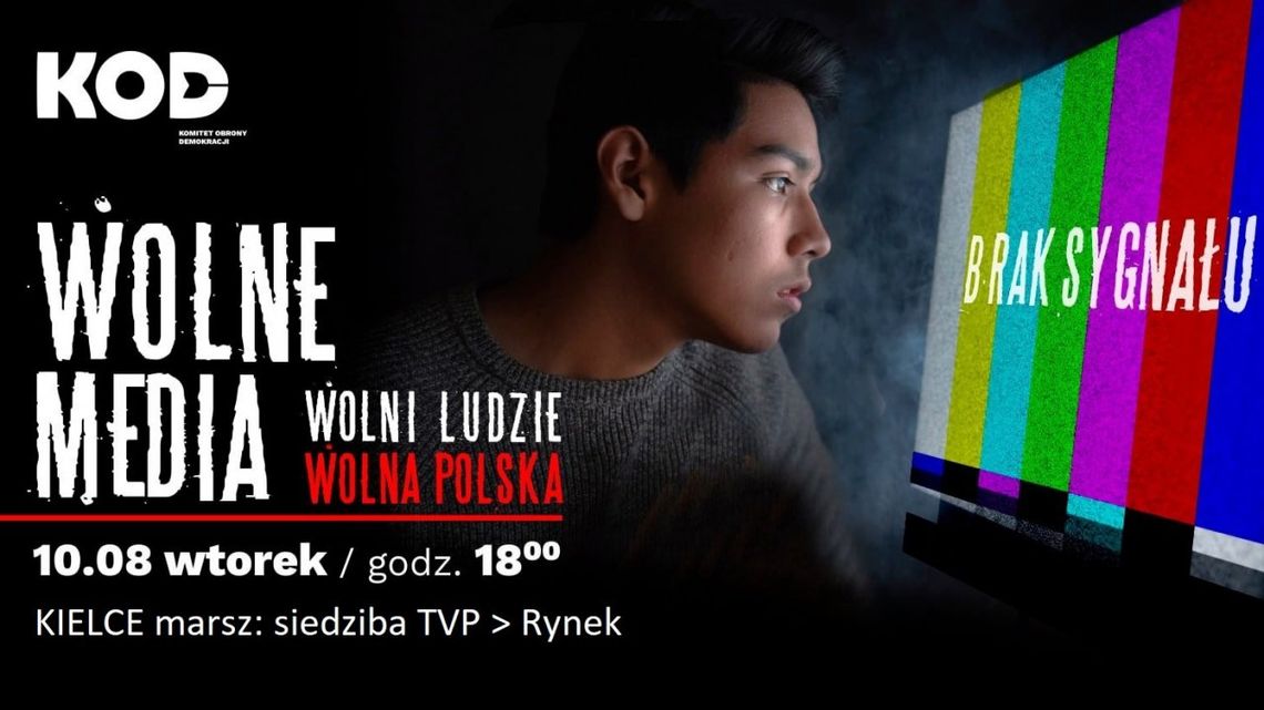 Nie tylko w Kielcach odbędą się demonstracje w obronie wolnych mediów