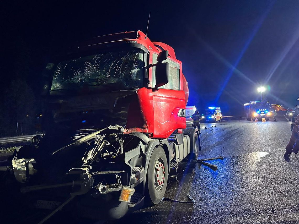 Niebezpieczna noc na S7  w Skarżysku