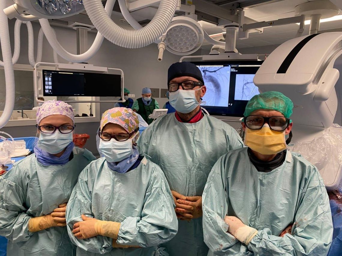 Nowoczesna sala hybrydowa w Wojewódzkim Szpitalu Zespolonym rozpoczęła pracę