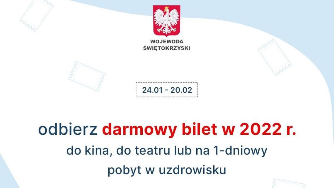 Odbierz darmowe bilety do kina, teatru lub uzdrowiska w Busku-Zdroju