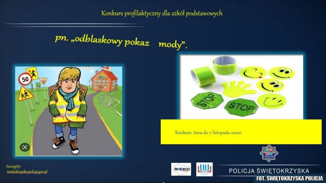 „Odblaskowy pokaz mody” zapraszamy do konkursu 