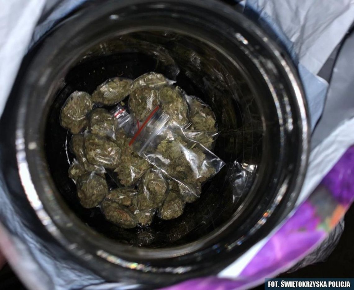 Odnaleziona skrytka na narkotyki