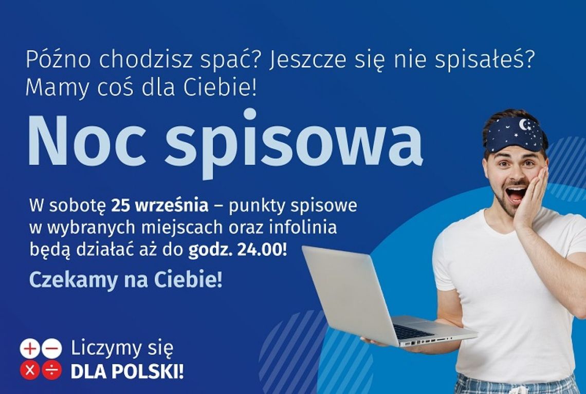 Ostatnie dni Narodowego Spisu Ludności i Mieszkań 2021. Noc spisowa już w sobotę!