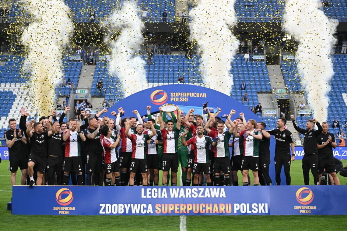Piłkarze Legii Warszawa zdobyli Superpuchar Polski