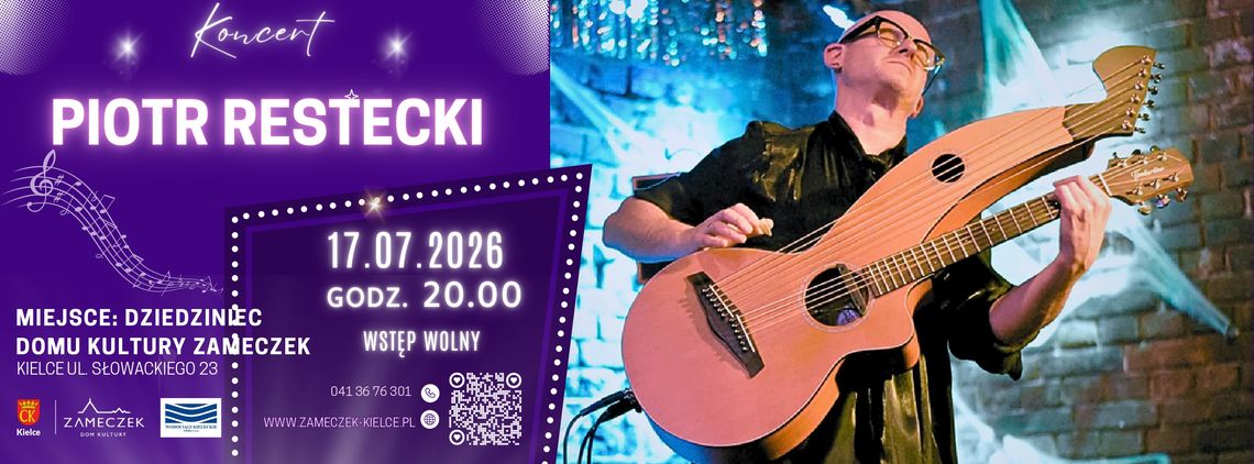 Piotr Restecki wystąpi w Domu Kultury Zameczek. Wyjątkowy koncert promujący album „ICELAND” Piotr Restecki wystąpi w Domu Kultury Zameczek. Wyjątkowy koncert promujący album „ICELAND”