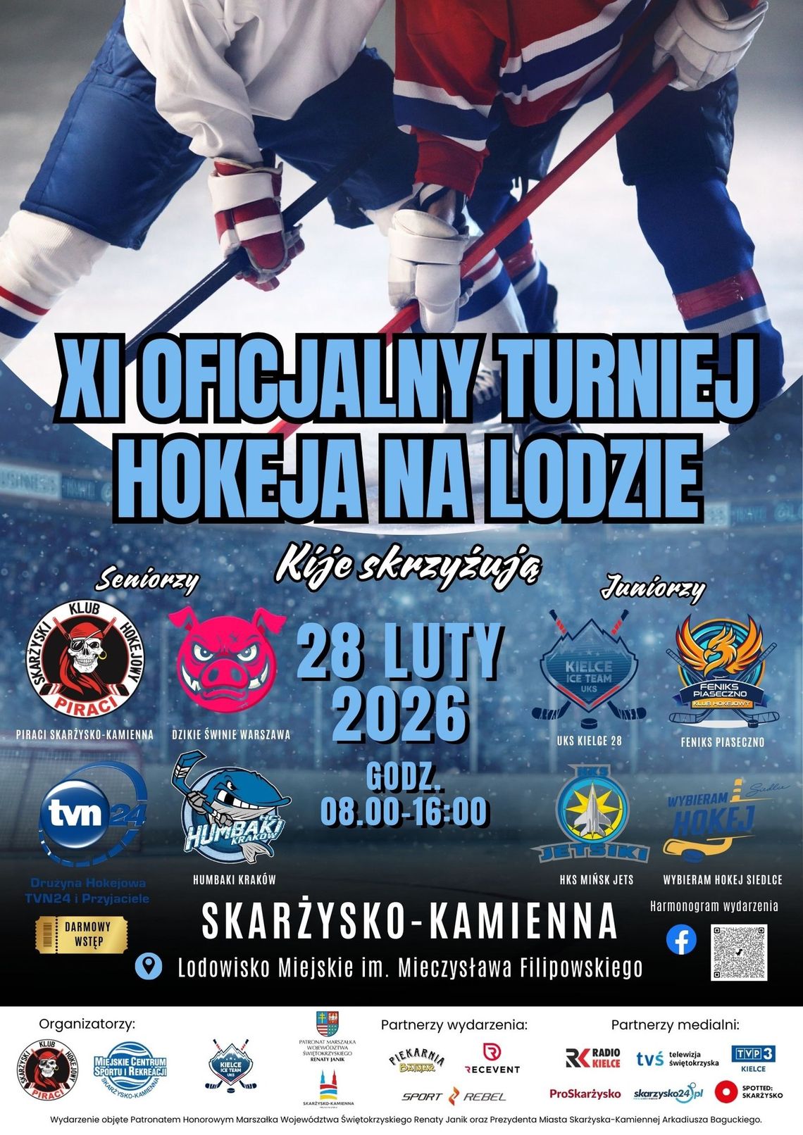 Piraci, Dzikie Świnie i juniorzy w akcji! 11. Turniej Hokeja w Skarżysku