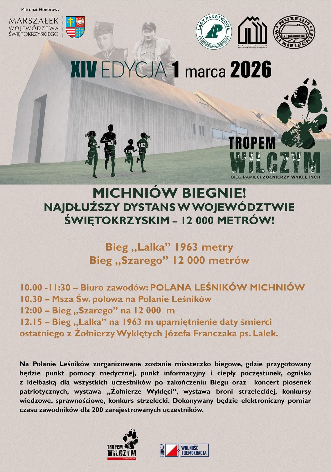 Po raz 5. Michniów pobiegnie “Tropem Wilczym” Po raz 5. Michniów pobiegnie “Tropem Wilczym”
