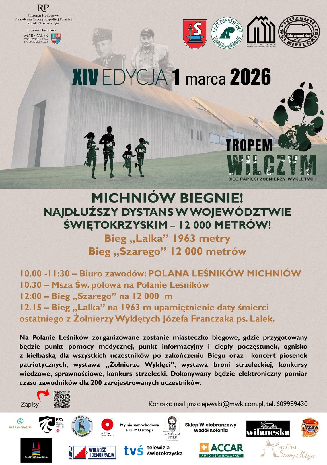 Po raz 5. Michniów pobiegnie “Tropem Wilczym”