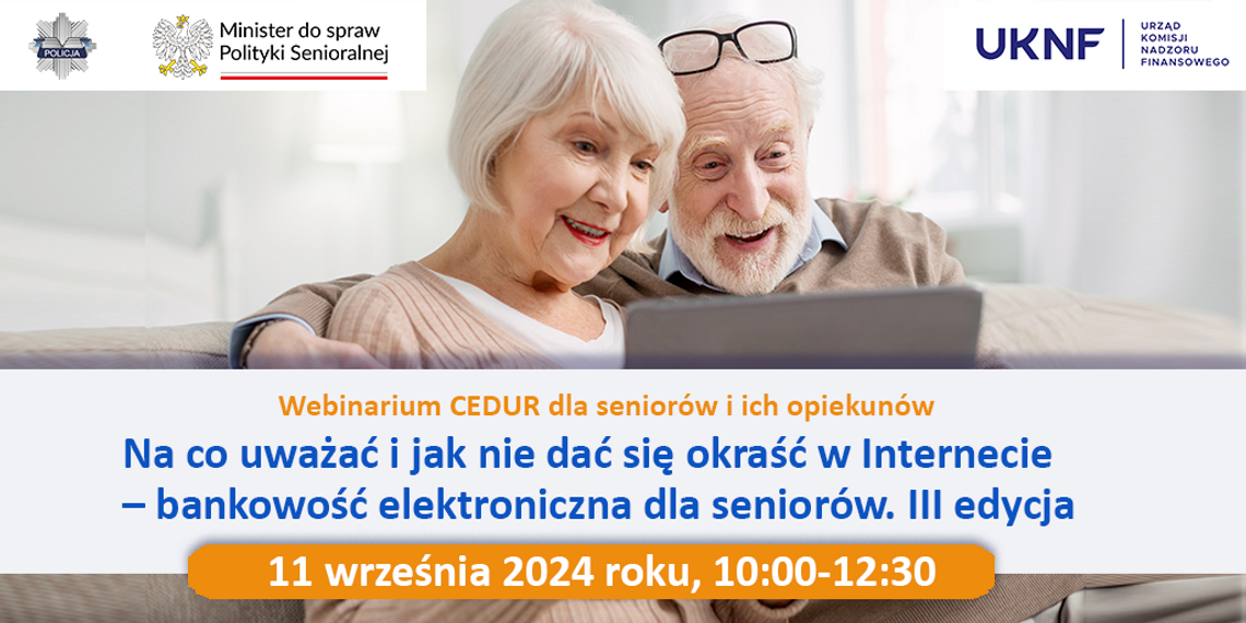 Po wakacjach zaplanowano webinarium dla seniorów z gminy Kije