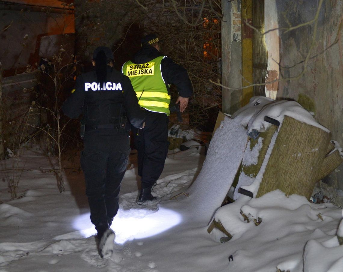 Policja apeluje, by zgłaszać przypadki osób narażonych na wychłodzenie organizmu