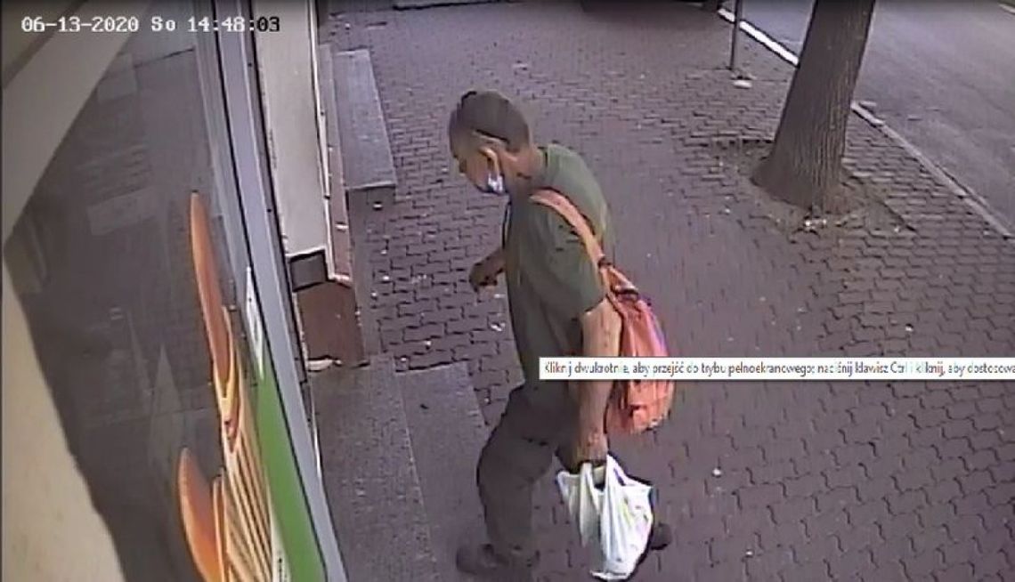 Policja poszukuje sprawcy kradzieży portfela