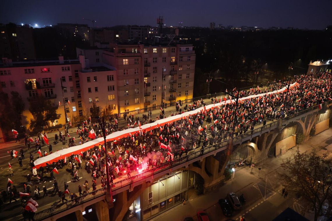 Policja: zabezpieczając Święto Niepodległości interweniowaliśmy wobec 164 osób