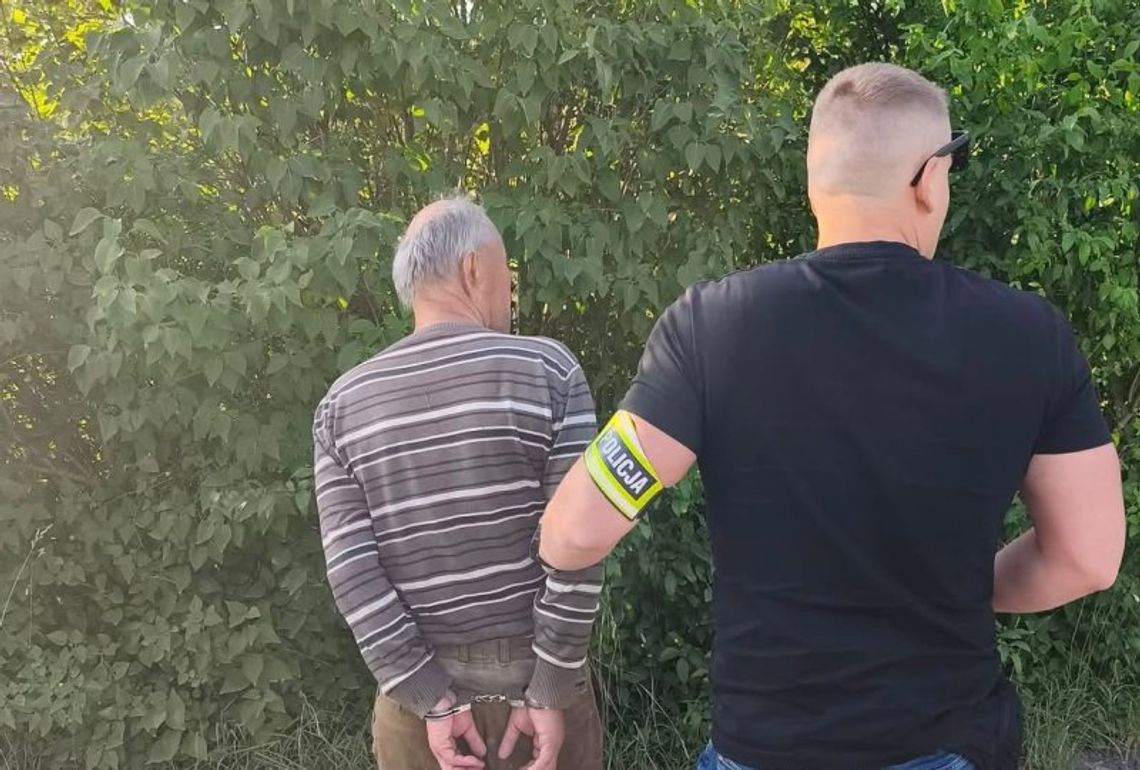 Policjanci zatrzymali podejrzanego Policjanci zatrzymali podejrzanego