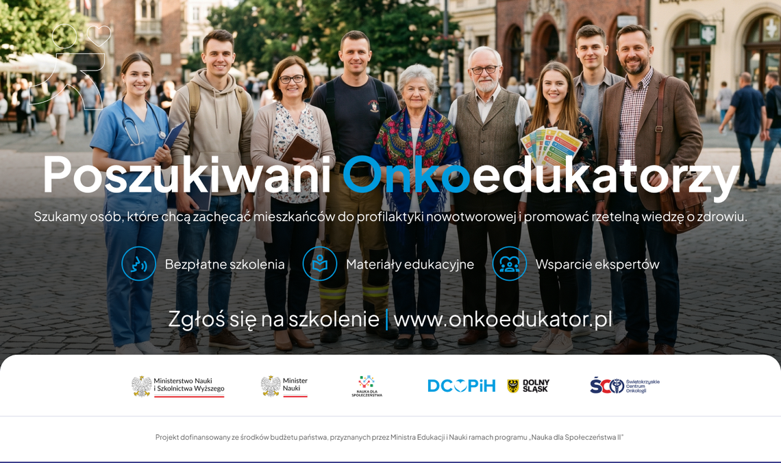 Poszukiwani onkoedukatorzy! Poszukiwani onkoedukatorzy!