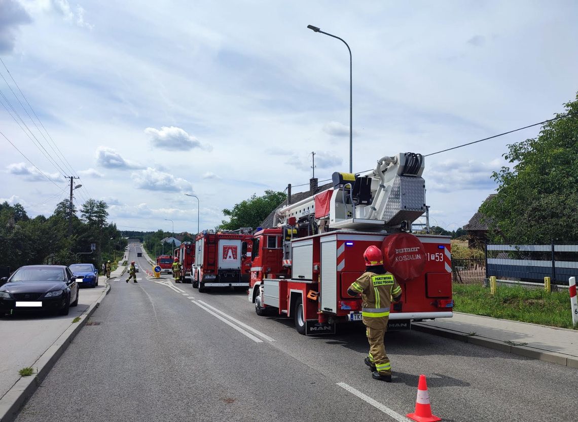 Pożar domu Jóźwikowie w gminie Radoszyce ugaszony