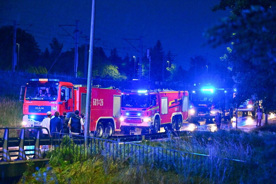 Pożar hali produkcyjno-magazynowej w Mińsku Mazowieckim opanowany